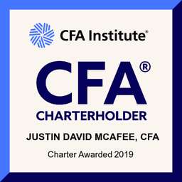 CFA Charterholder — Justin David McAfee, Charter Awarded 2019